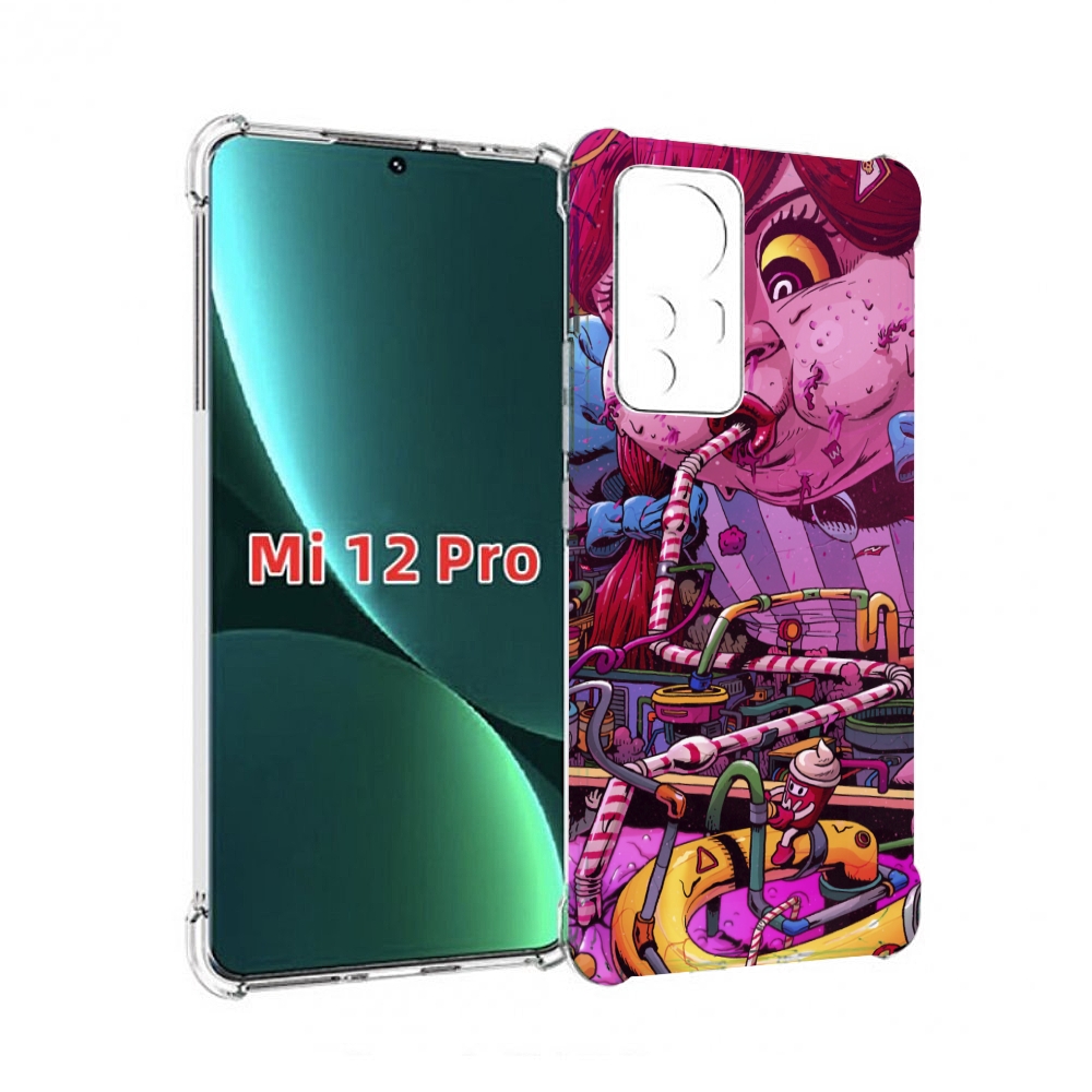 

Чехол MyPads прикольная сладкая картинка для Xiaomi 12S Pro, Прозрачный, Tocco