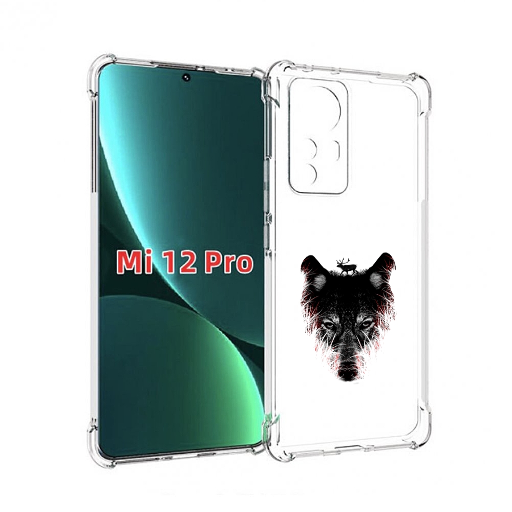 

Чехол MyPads волк в траве для Xiaomi 12S Pro, Прозрачный, Tocco