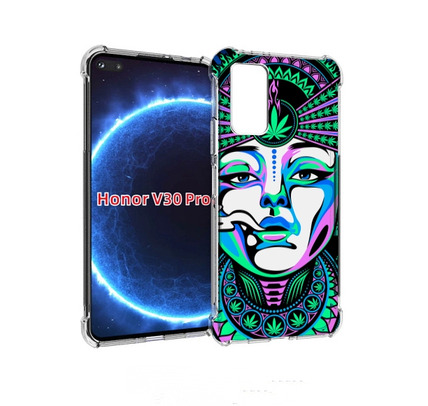 

Чехол бампер MyPads девушка-любит-траву-абстракция для Honor, Прозрачный, Tocco