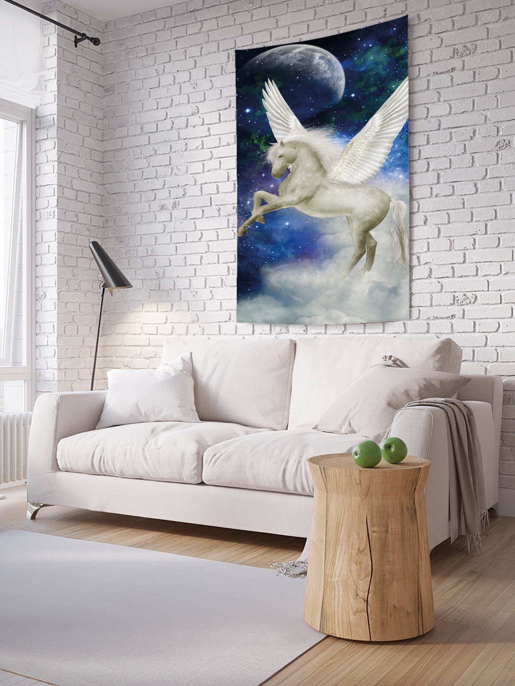 

Вертикальное фотопанно на стену JoyArty Лунный пегас 150x200 см, Лунный пегас