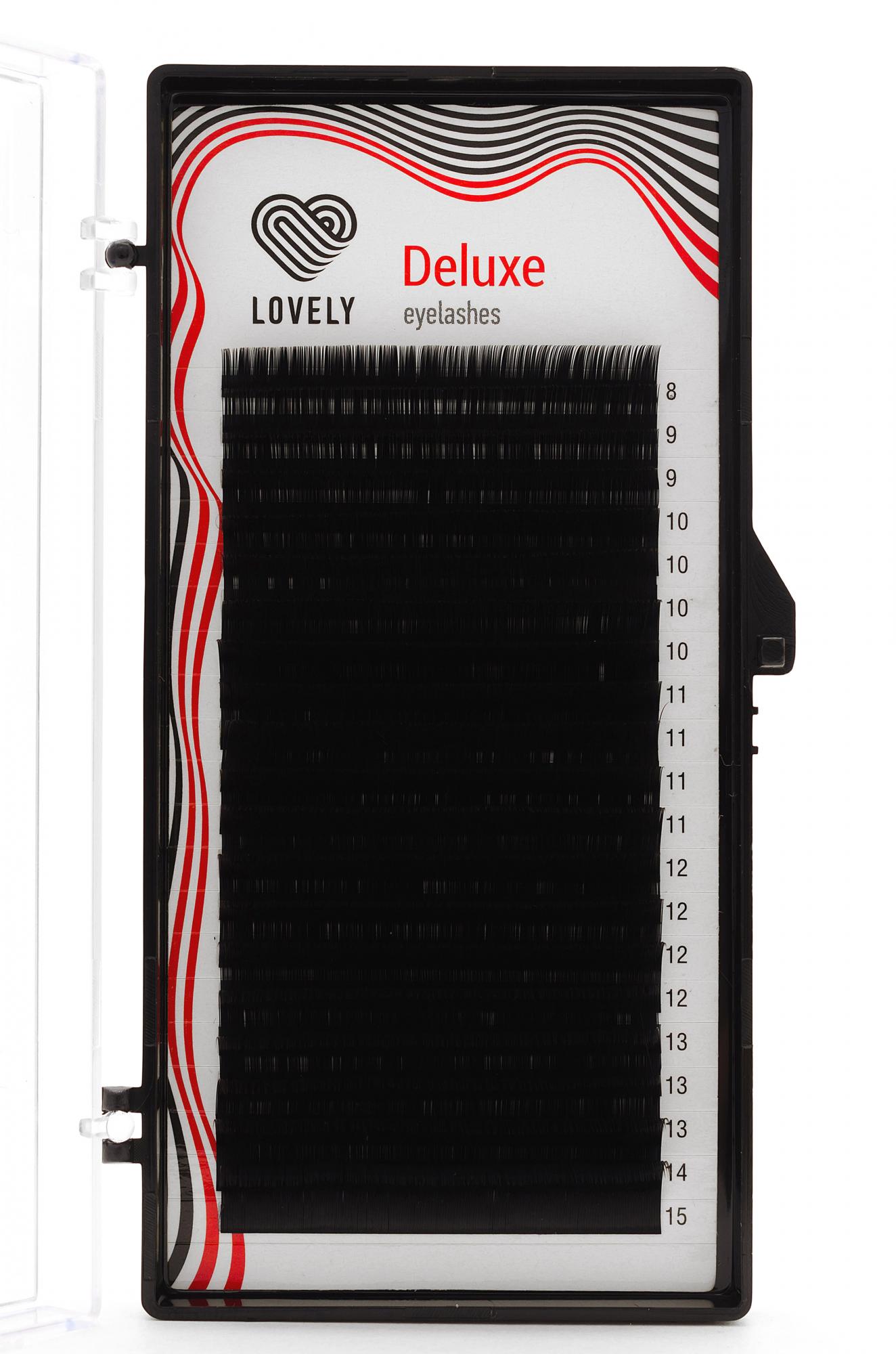 

Ресницы Lovely Deluxe C 0.10 15 мм 20 линий, 4627148657567