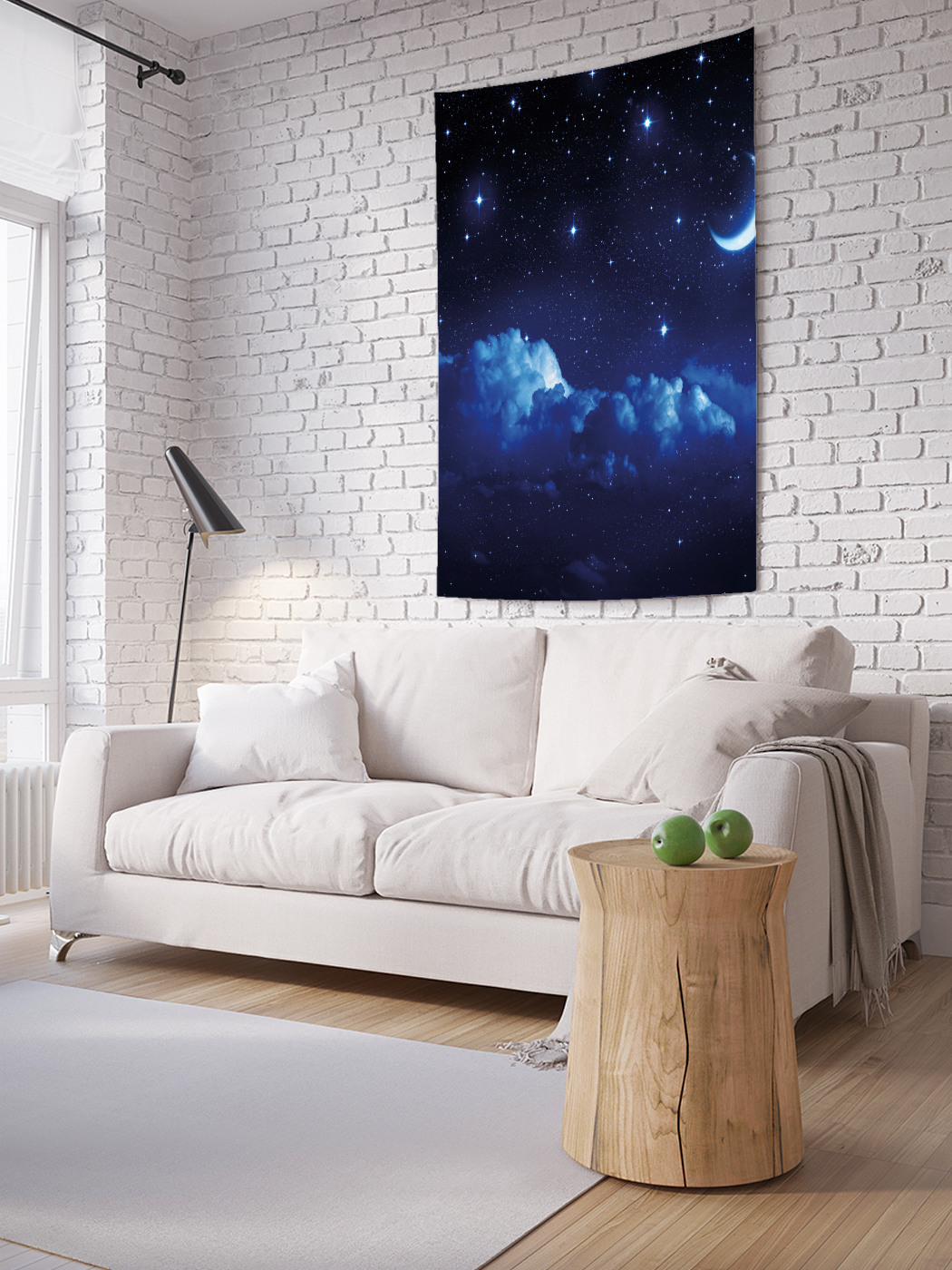 

Вертикальное фотопанно на стену JoyArty Лунные облака 150x200 см, Лунные облака