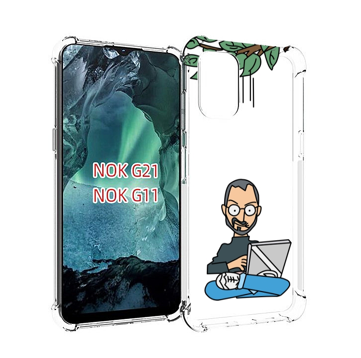 

Чехол Mypads Программист Для Nokia G11/G21, Прозрачный, Tocco
