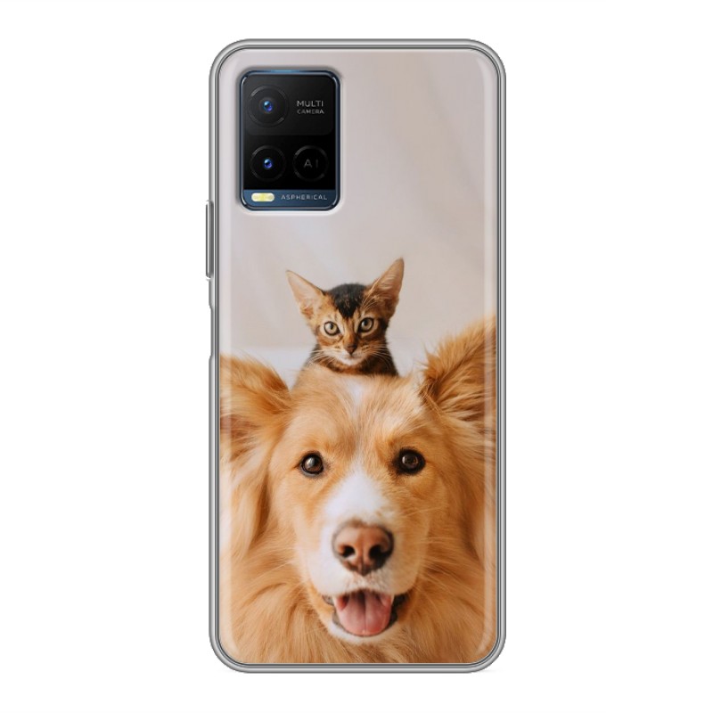 

Чехол на Виво Y33s (Vivo Y33s) с рисунком и защитой камеры