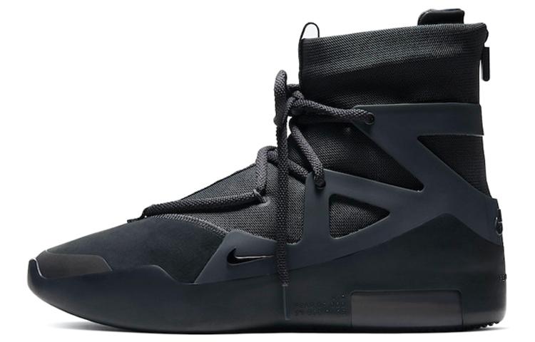 

Кеды унисекс Nike Fear of God x Nike Air Fear of God 1 triple black черные 36.5 EU, Черный, Fear of God x Nike Air Fear of God 1 triple black