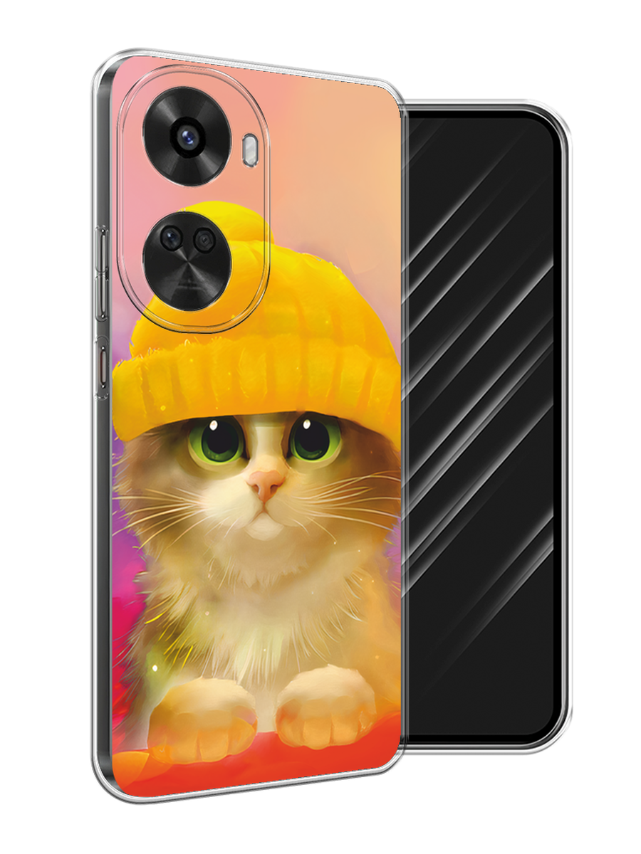 

Чехол Awog на Huawei Nova 11 SE "Котенок в желтой шапке", Желтый, 6122650-1