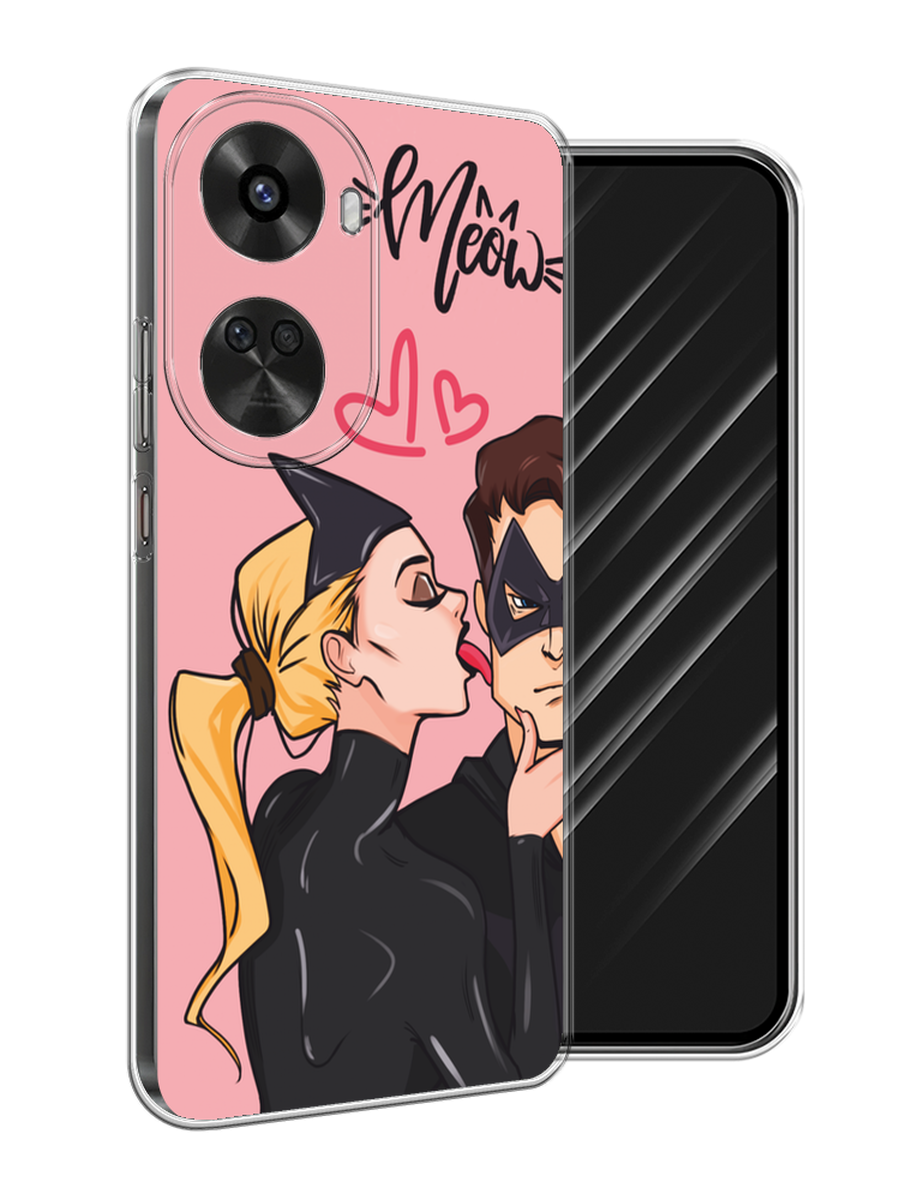 

Чехол Awog на Huawei Nova 11 SE "Kiss of Cat Woman", Розовый;черный;бежевый, 6122650-1