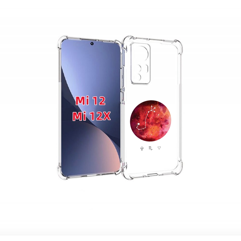 

Чехол бампер MyPads знак зодиака скорпион 6 для Xiaomi 12., Прозрачный, Tocco