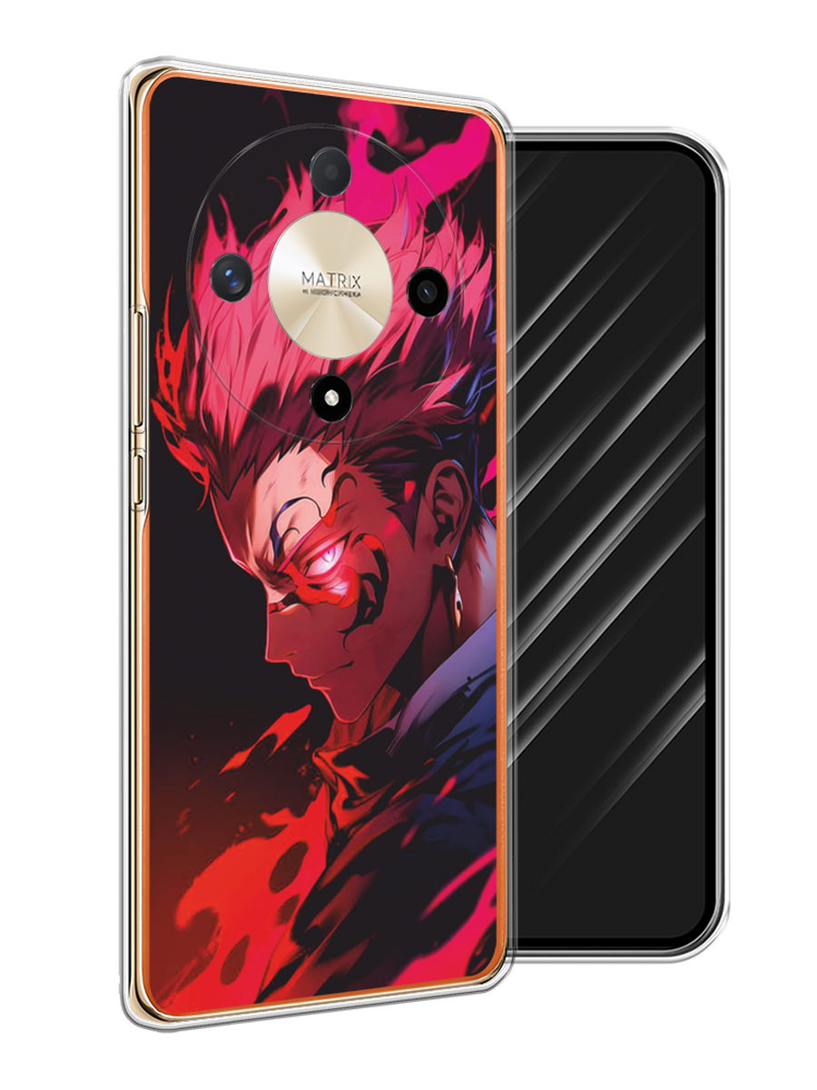 

Чехол Awog на Honor X9B "Взгляд Сукуны", Розовый;красный;черный, 6122550-1