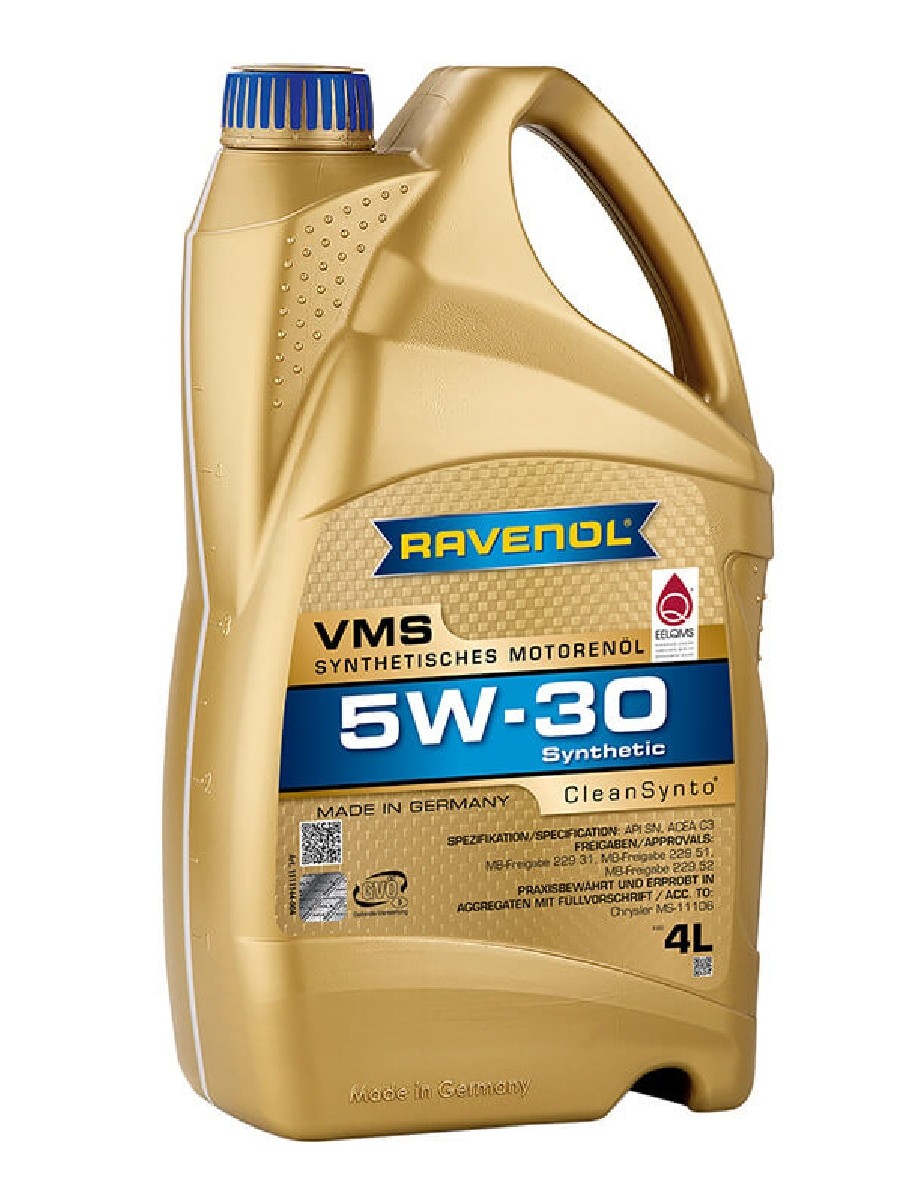 фото Моторное масло ravenol vms 5w30 4 л