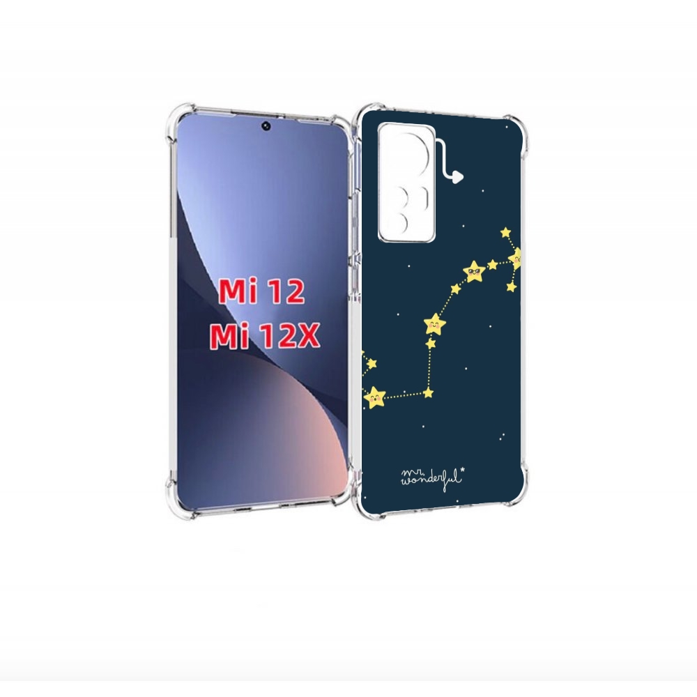 

Чехол бампер MyPads знак зодиака скорпион 1 для Xiaomi 12., Прозрачный, Tocco