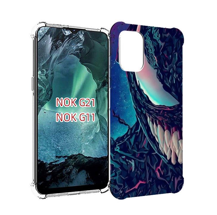 

Чехол Mypads Полу Веном Для Nokia G11/G21, Прозрачный, Tocco
