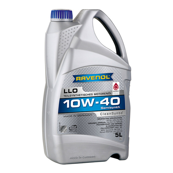 

Моторное масло Ravenol LLO SAE 10W40 new 5л, LLO