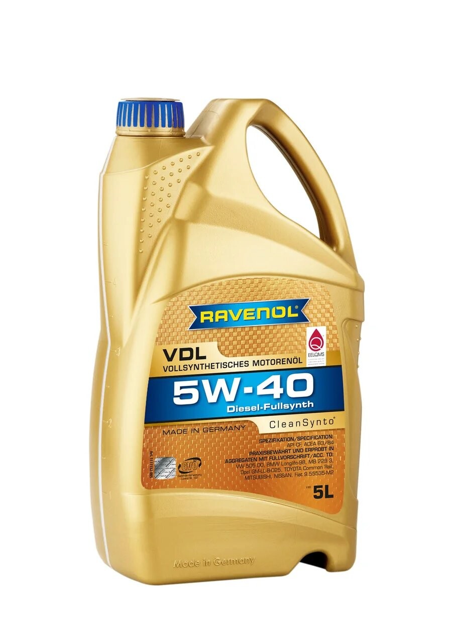 фото Моторное масло ravenol vdl 5w40 5 л