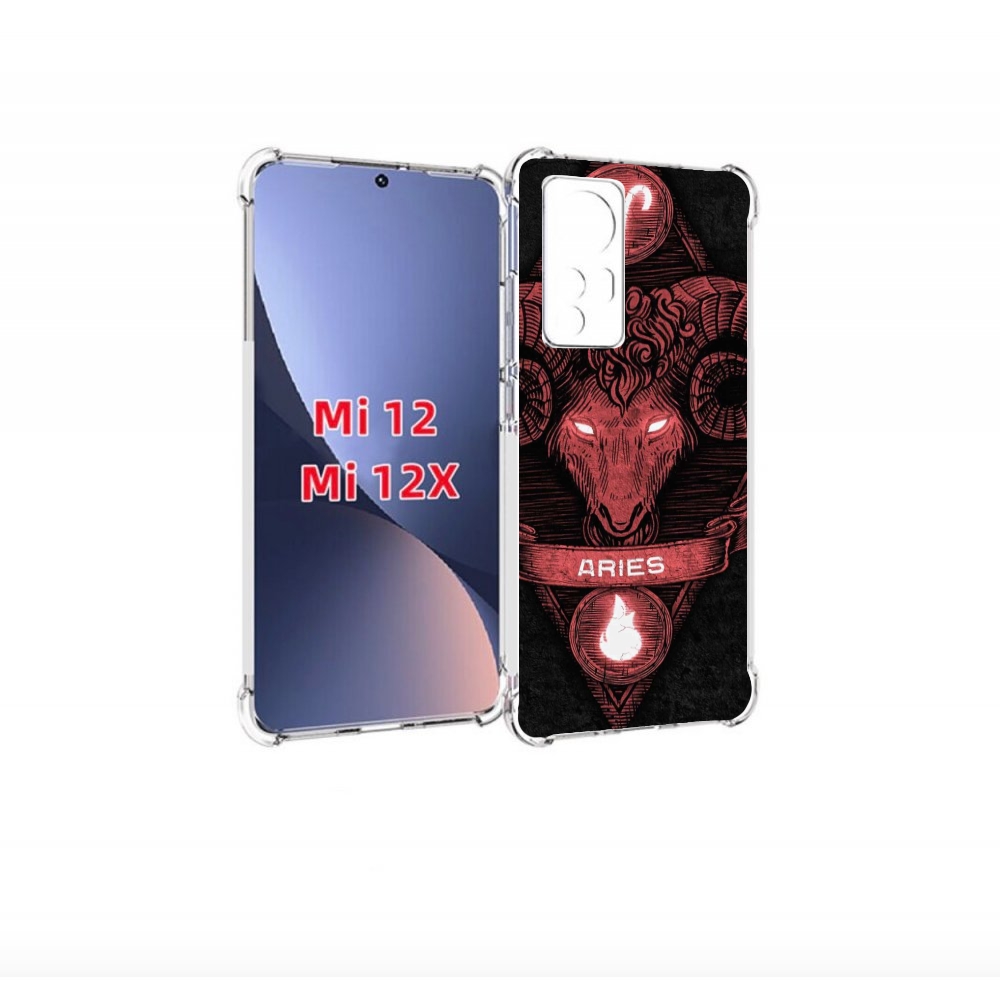 

Чехол бампер MyPads знак зодиака овен 6 для Xiaomi 12., Прозрачный, Tocco