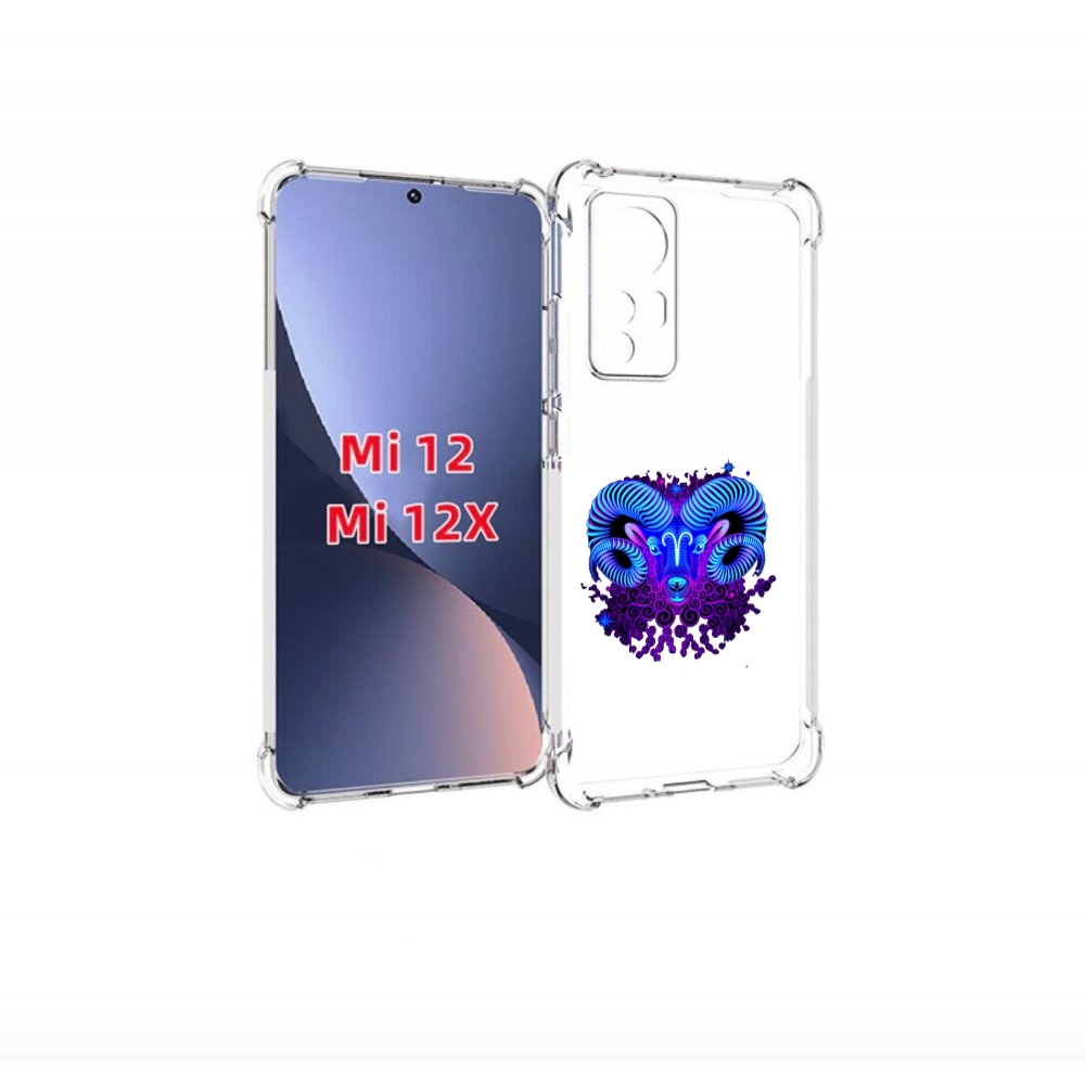 

Чехол бампер MyPads знак зодиака овен 2 для Xiaomi 12., Прозрачный, Tocco