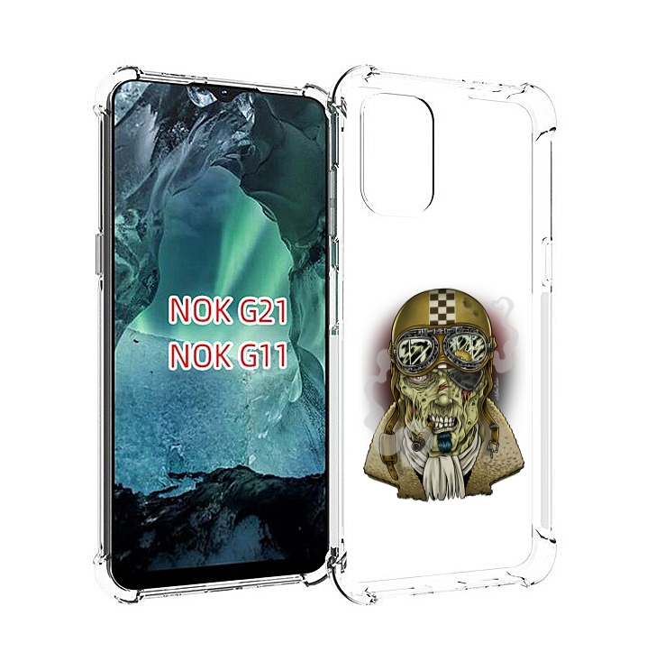 

Чехол Mypads Военный Зомби Для Nokia G11/G21, Прозрачный, Tocco