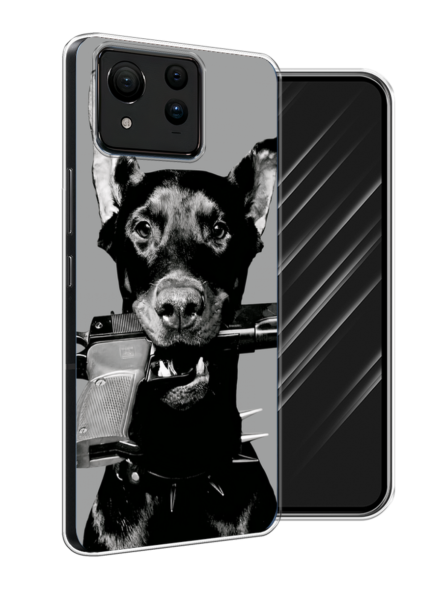 

Чехол Awog на Asus ZenFone 11 Ultra "Доберман", Серый, 45250-1