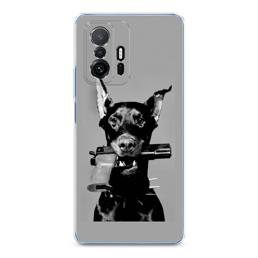 

Силиконовый чехол "Доберман" на Xiaomi Mi 11T Pro, Разноцветный, 313750-1