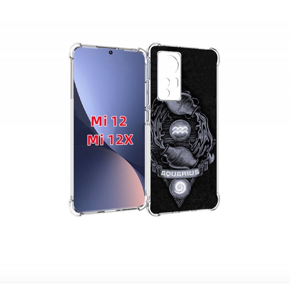 

Чехол бампер MyPads знак зодиака водолеи 6 для Xiaomi 12., Прозрачный, Tocco