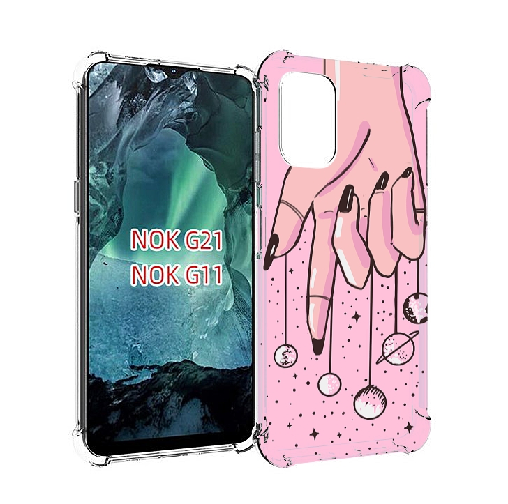 

Чехол Mypads Планеты-На-Пальцах Для Nokia G11/G21, Прозрачный, Tocco