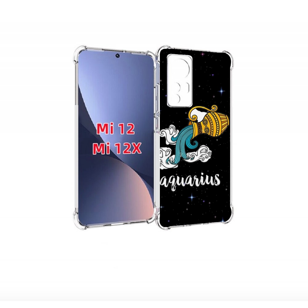 

Чехол бампер MyPads знак зодиака водолеи 2 для Xiaomi 12., Прозрачный, Tocco