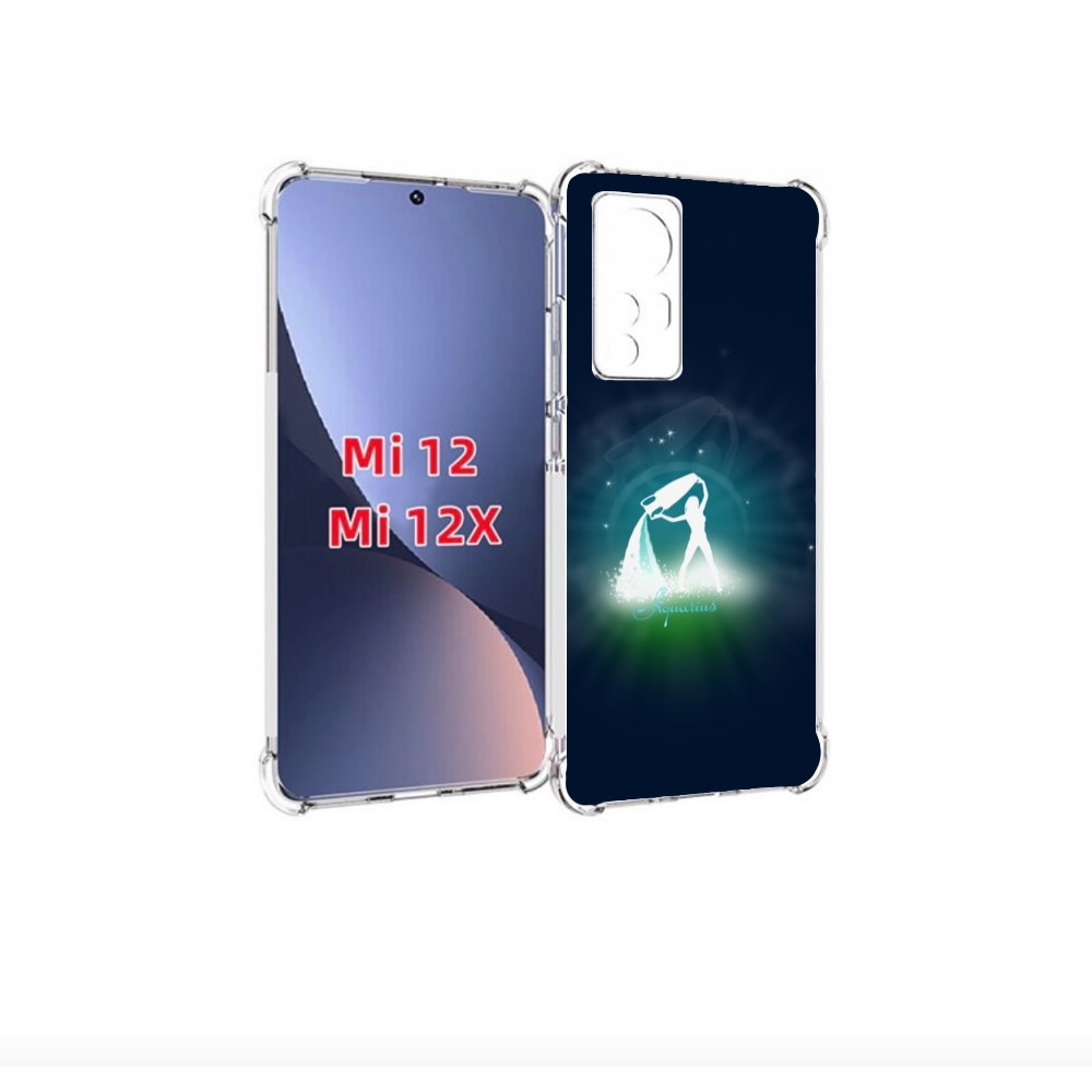 

Чехол бампер MyPads знак зодиака водолеи 1 для Xiaomi 12., Прозрачный, Tocco