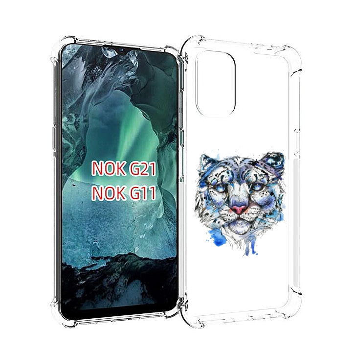 

Чехол Mypads Водяной Тигр Для Nokia G11/G21, Прозрачный, Tocco