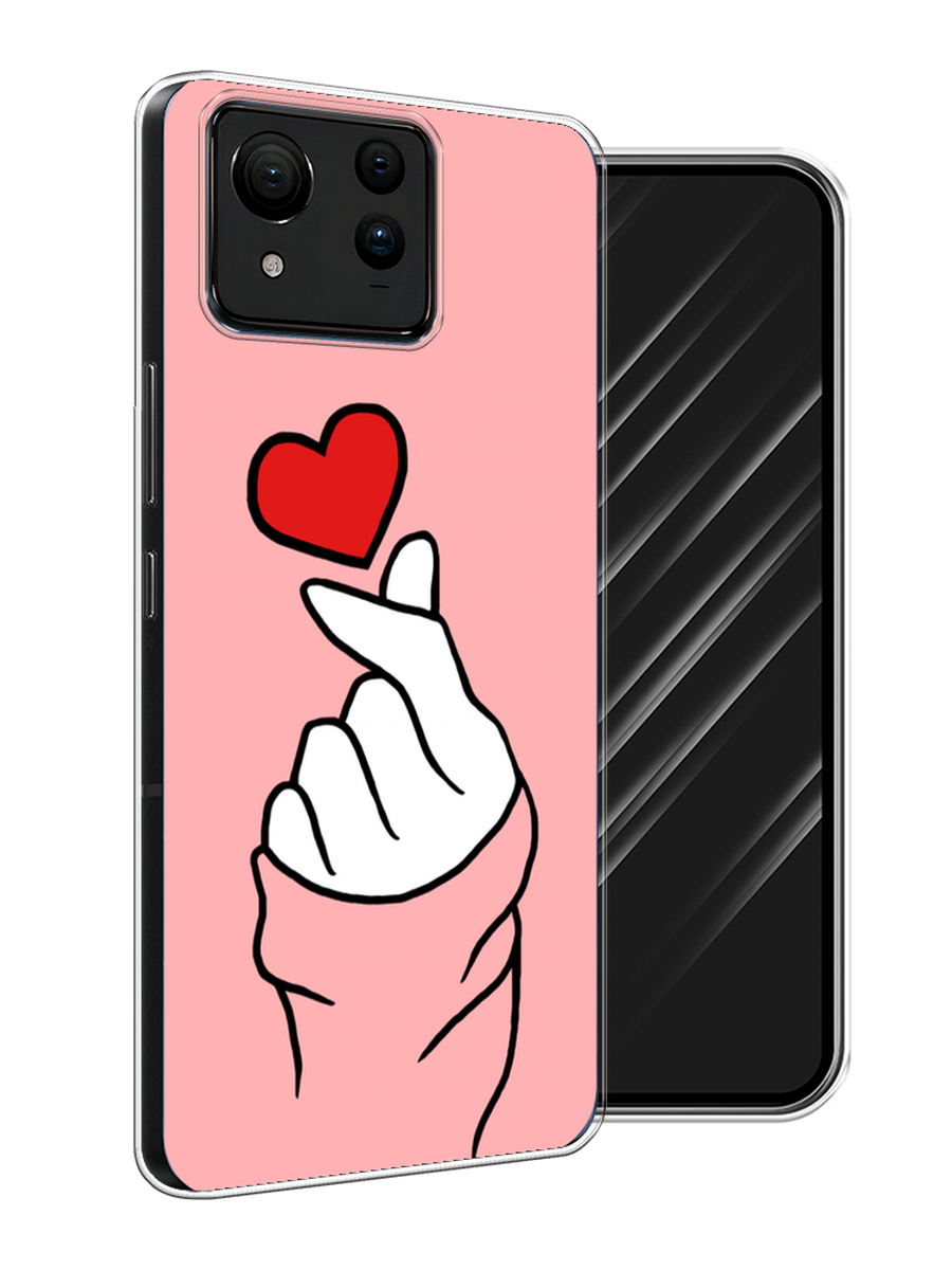 

Чехол Awog на Asus ZenFone 11 Ultra "Милое сердечко", Белый;красный;черный, 45250-1