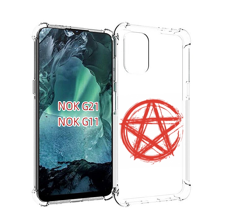 

Чехол Mypads Пентаграмма Для Nokia G11/G21, Прозрачный, Tocco
