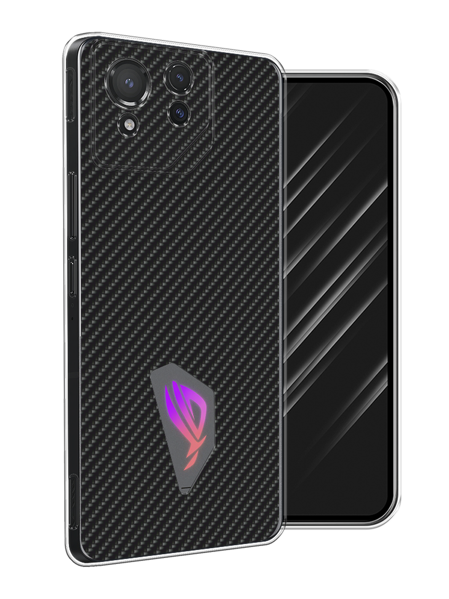 

Чехол Awog на Asus ROG Phone 8 "Черный карбон", 45150-1