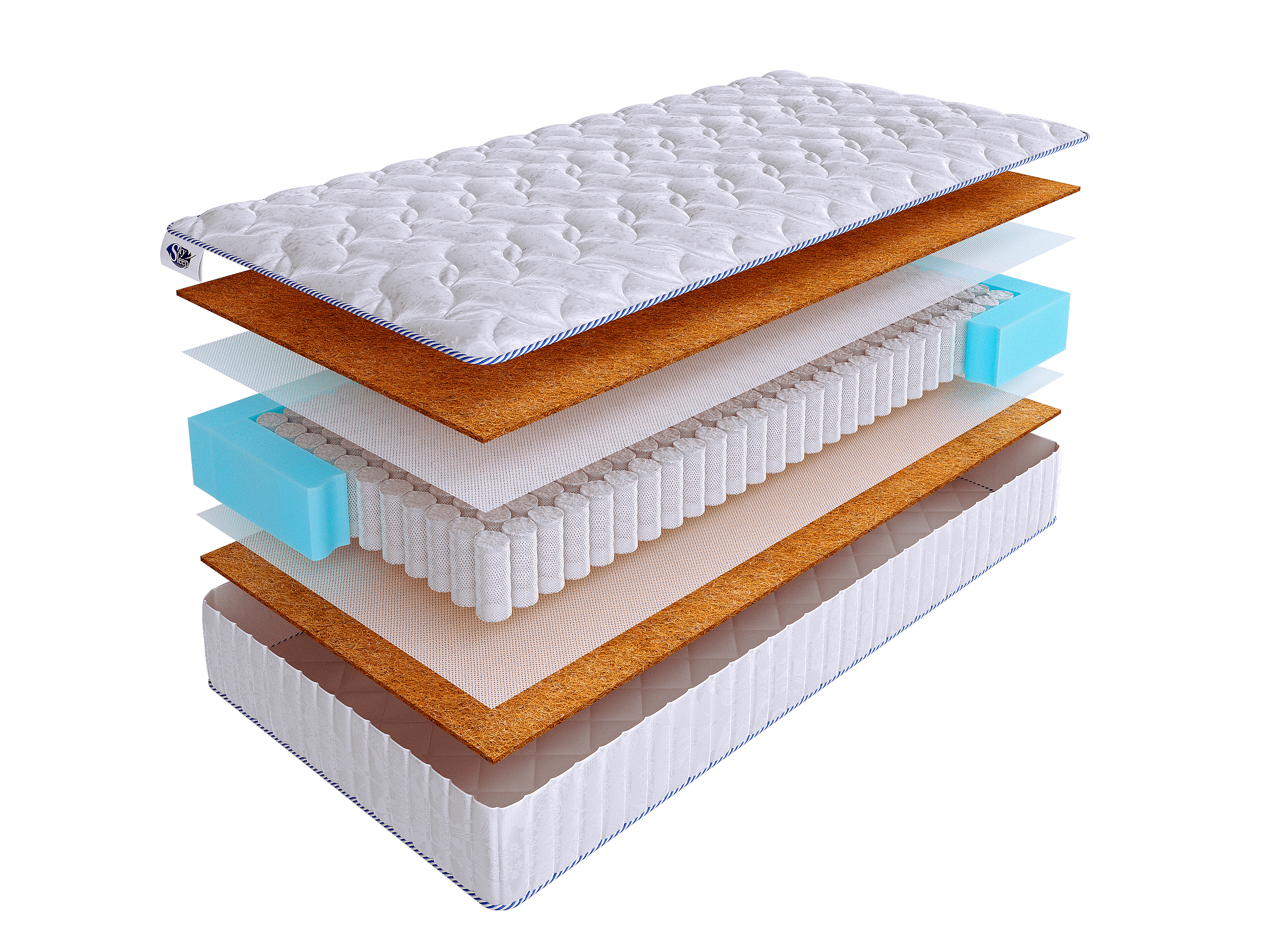 

Матрас SkySleep LIKE 2 S500 225x170, Белый, LIKE 2 S500