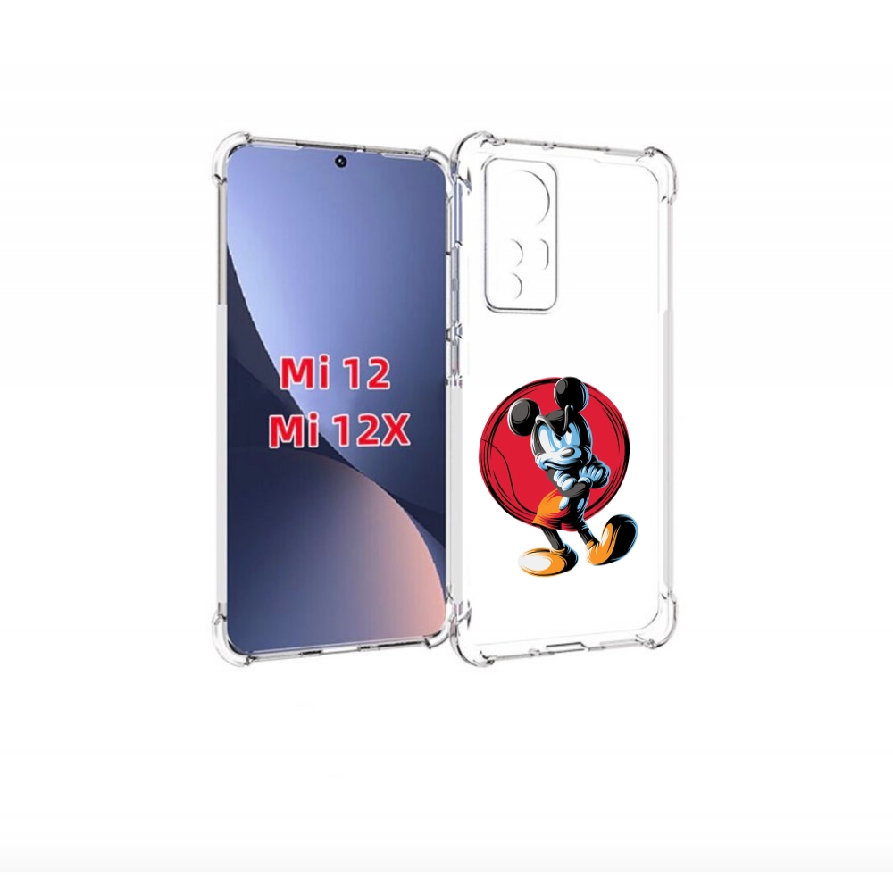 

Чехол бампер MyPads злой-микки для Xiaomi 12., Прозрачный, Tocco