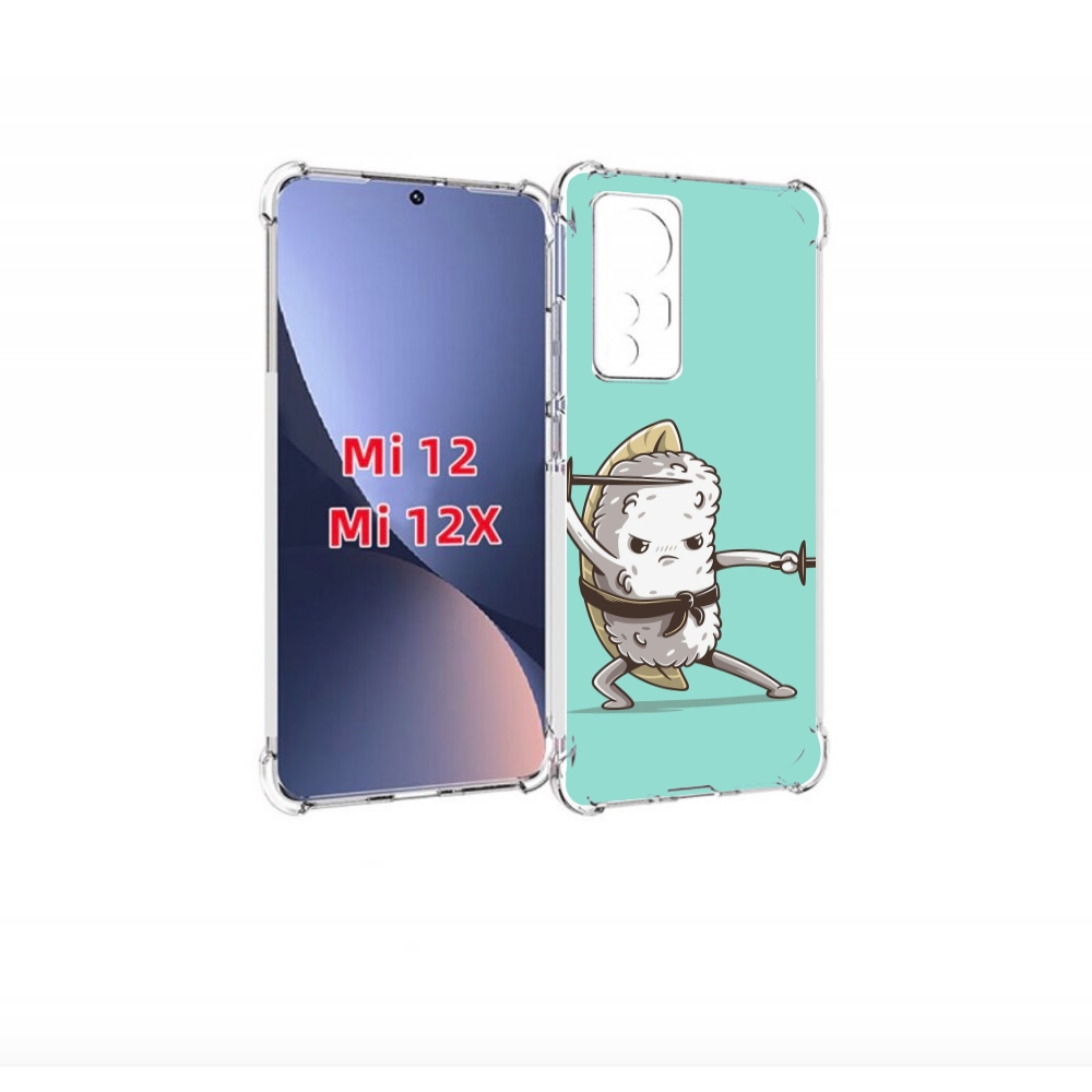 

Чехол бампер MyPads злой суши детский для Xiaomi 12., Прозрачный, Tocco