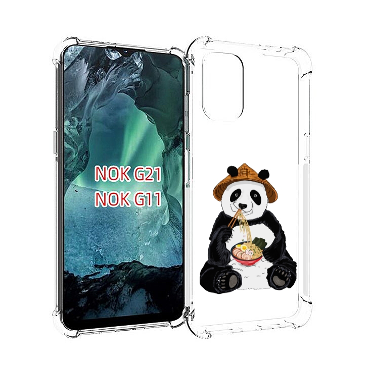 

Чехол Mypads Панда-Любит-Лапшу Для Nokia G11/G21, Прозрачный, Tocco