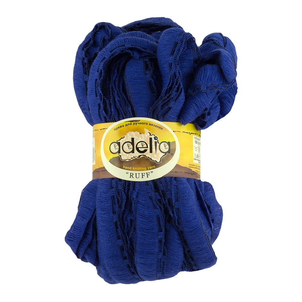 

Пряжа Adelia Ruff акрил, 2х150 г, 60 м+/-3 м, №24 синий, Ruff