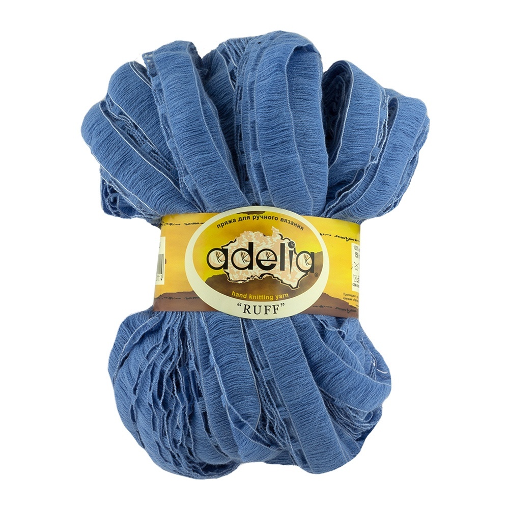 

Пряжа Adelia Ruff акрил, 2х150 г, 60 м+/-3 м, №23 бледно синий, Ruff