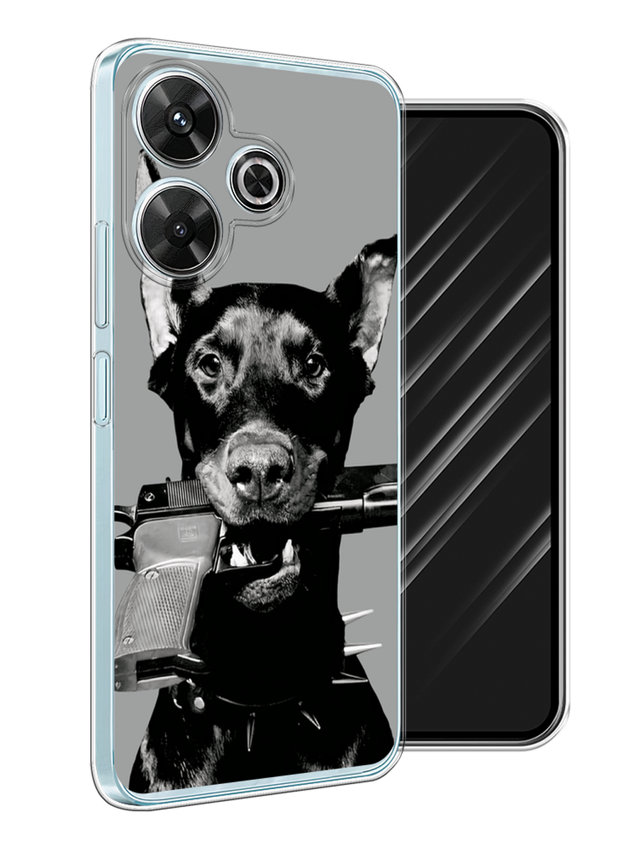 

Чехол Awog на Xiaomi Redmi Note 13R/Redmi 13/Poco M6 4G "Доберман", Серый, 322550-1