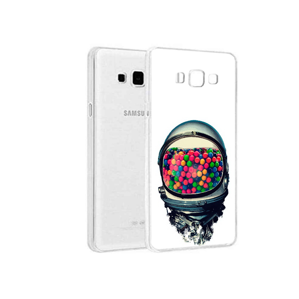 

Чехол MyPads Tocco для Samsung Galaxy A8 шлем космонавта, Прозрачный, Tocco