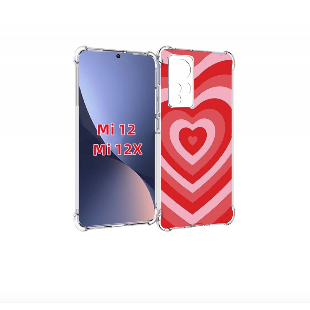 

Чехол бампер MyPads завораживающее сердце женский для Xiaomi 12., Прозрачный, Tocco