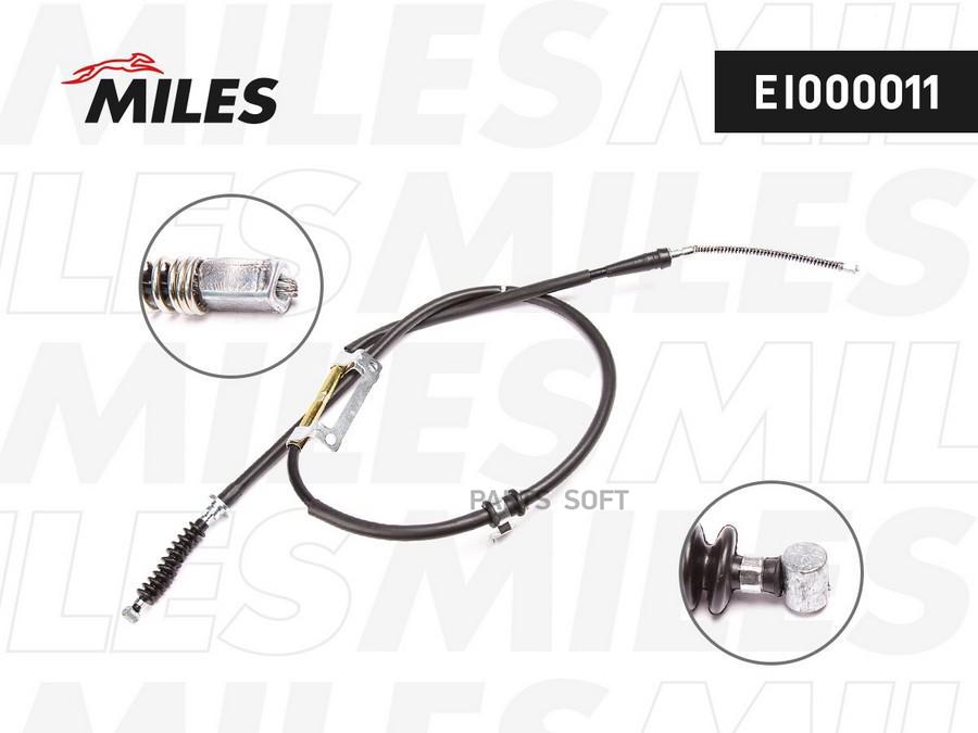 

MILES EI000011 Трос стояночного тормоза правый KIA SEPHIA 93-/SHUMA 97-01 (NK 903516) EI00