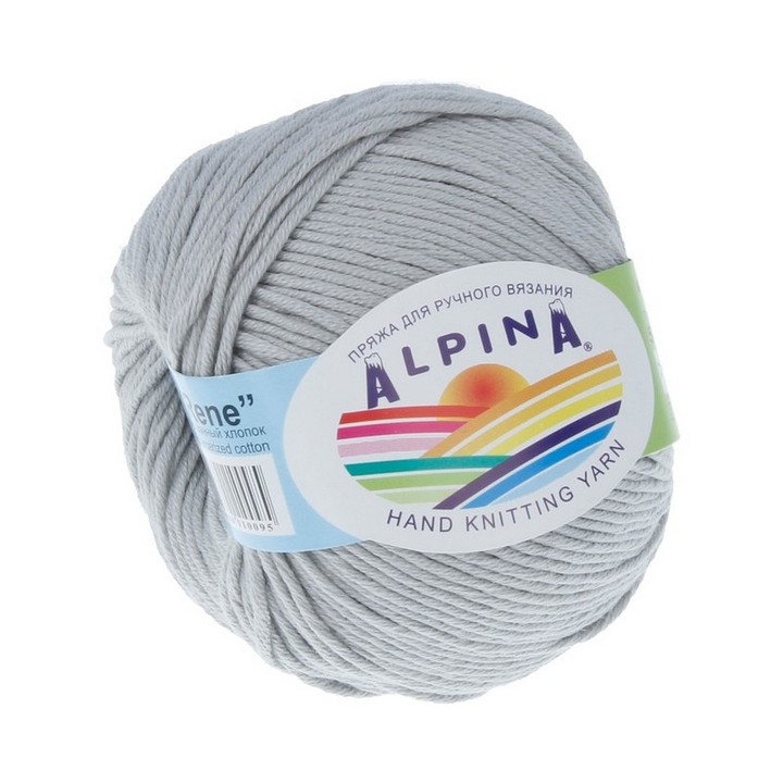 

Пряжа ALPINA RENE 10 шт. в упак. цвет св.серый RENE-231, 105 м от