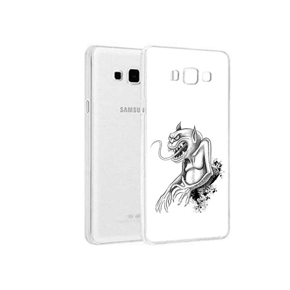 

Чехол MyPads Tocco для Samsung Galaxy A8 чорт, Прозрачный, Tocco