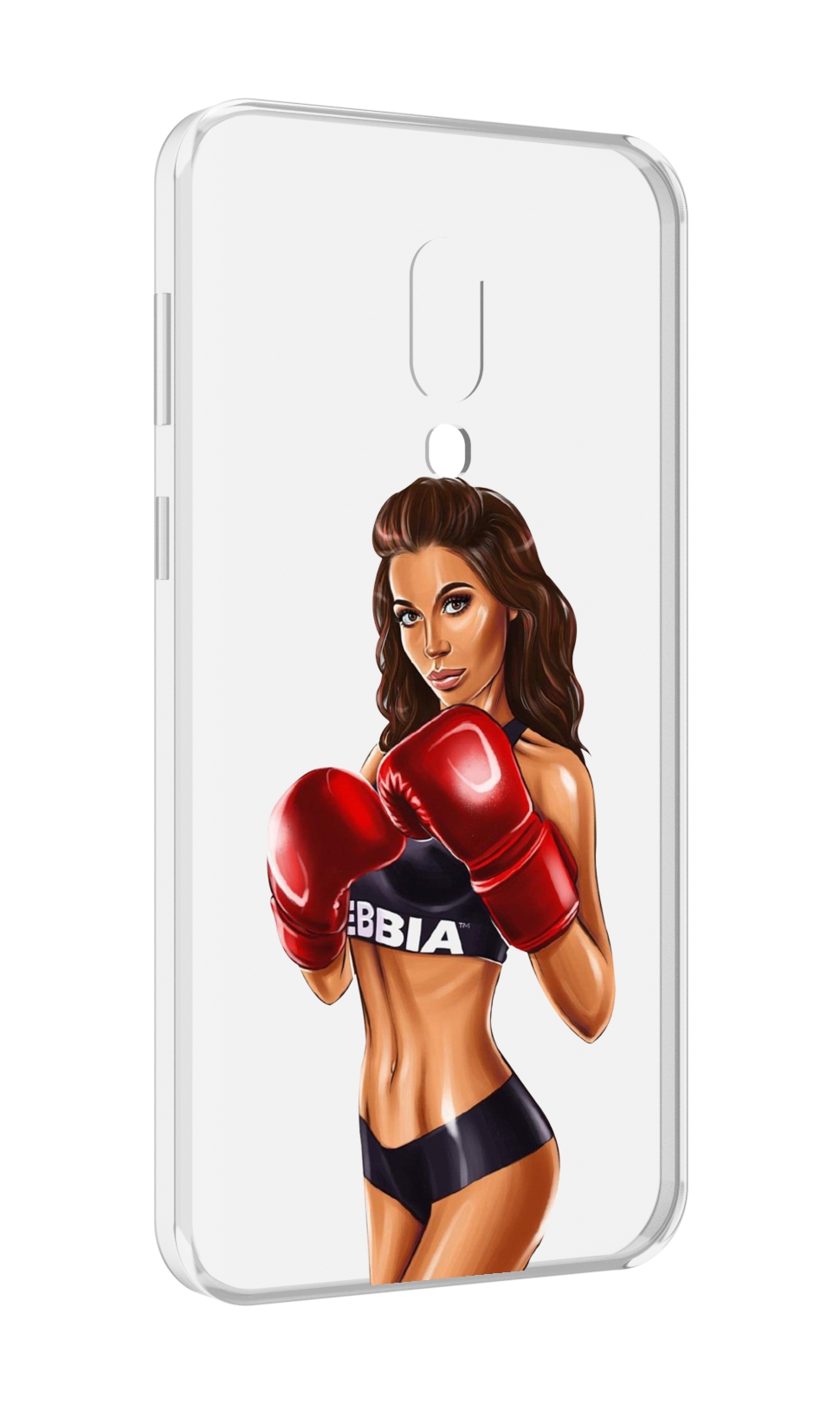 

Чехол MyPads девушка-в-боксерских-перчатках женский для Meizu 16 Plus / 16th Plus, Прозрачный, Tocco