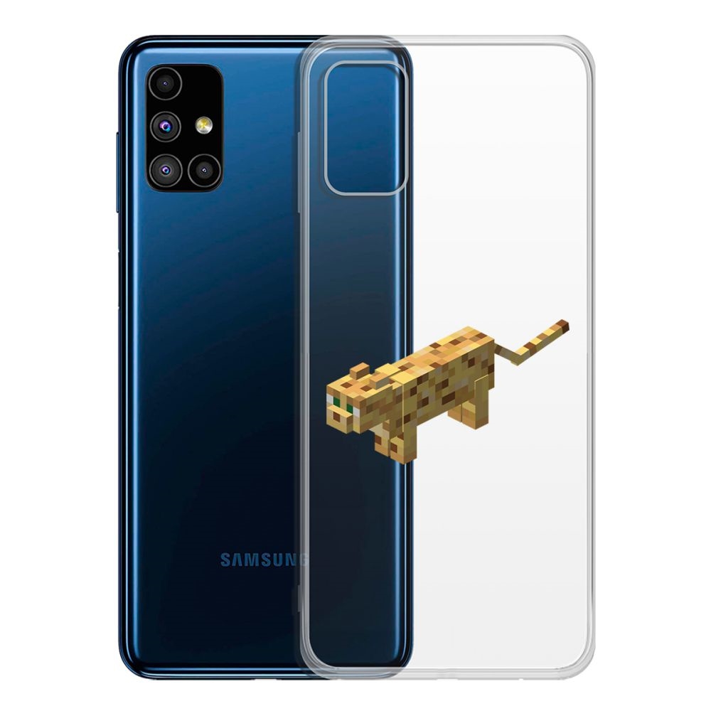 

Чехол-накладка Krutoff Оцелот для Samsung Galaxy M51 (M515), Разноцветный