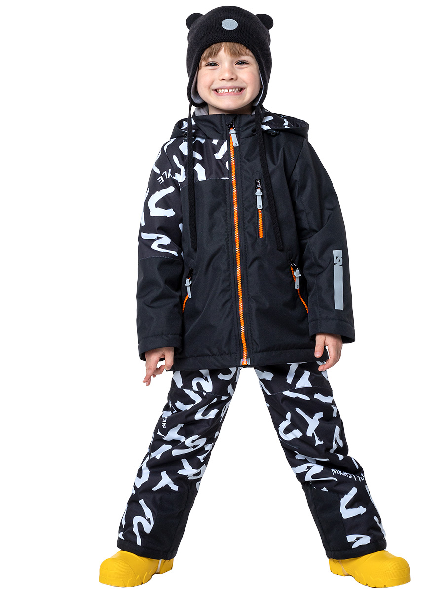

Комплект верхней одежды NIKASTYLE 7м2123, черный, 104, Разноцветный, 7м2123