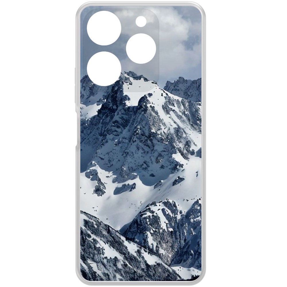 

Чехол-накладка Krutoff Clear Case Горы для TECNO Spark 10 Pro, Прозрачный