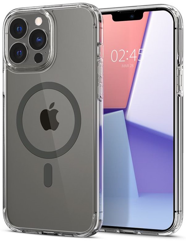 

Чехол Spigen Crystal Hybrid Mag (ACS03244) для iPhone 13 Pro Max (Graphite), Прозрачный, Crystal Hybrid Mag для iPhone 13 Pro Max