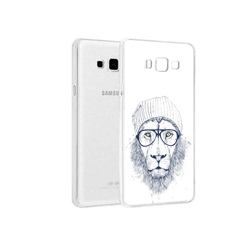 

Чехол MyPads Tocco для Samsung Galaxy A8 хиппи лев, Прозрачный, Tocco