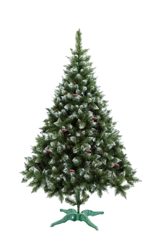 фото Ель искусственная елка от белки рождественская-шик 150 см зеленый заснеженный ёлка от белки